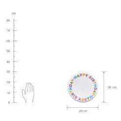 HAPPY BIRTHDAY Kuchenplatte Ø32cm -Haushaltsgegenstände Rabatte 10202645 3