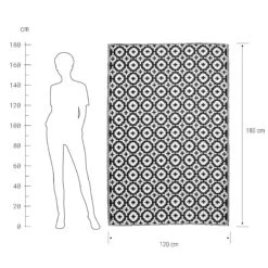 COLOUR CLASH In- & Outdoorteppich Mosaik L 180 X B 118cm -Haushaltsgegenstände Rabatte 10206897 2