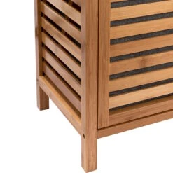 BIG BAMBOO Regal Mit Wäschekorb -Haushaltsgegenstände Rabatte 10208207 8