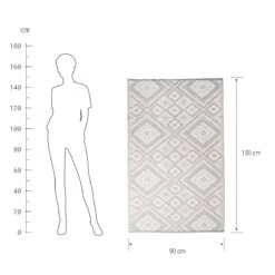 COLOUR CLASH In- & Outdoor-Teppich Ethno L 150 X B 90cm -Haushaltsgegenstände Rabatte 10214542 2