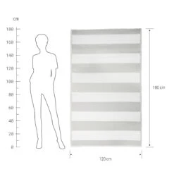 COLOUR CLASH In- & Outdoor-Teppich Streifen L 180 X B 120cm -Haushaltsgegenstände Rabatte 10214549 2