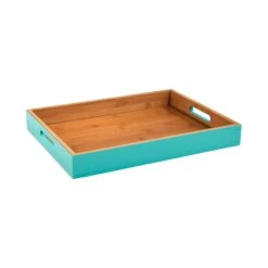 BAMBOO Tablett Mit Griffen L 40 X B 30cm -Haushaltsgegenstände Rabatte 10216045