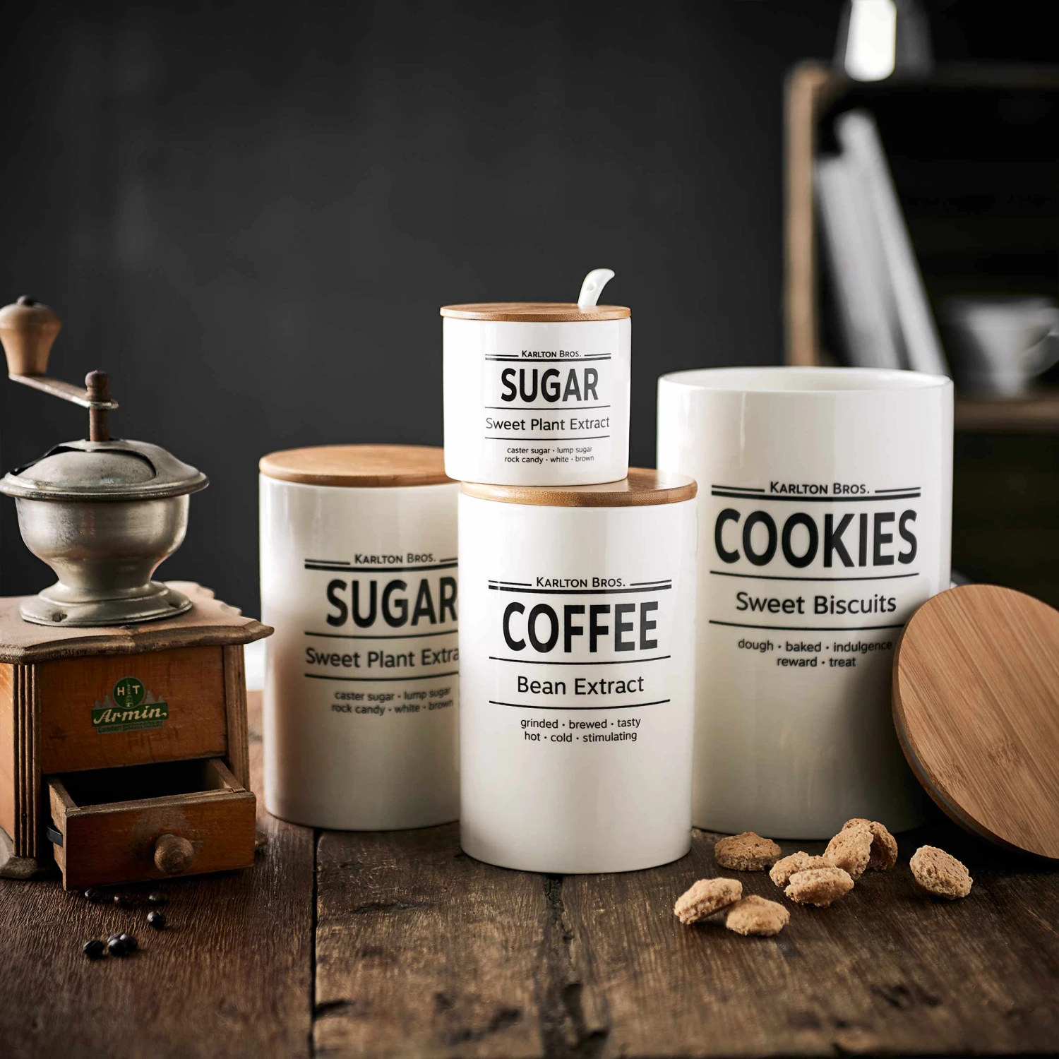 KARLTON BROS. Vorratsdose Coffee 1100ml 7 KARLTON BROS. Vorratsdose Coffee 1100ml – Bild 7