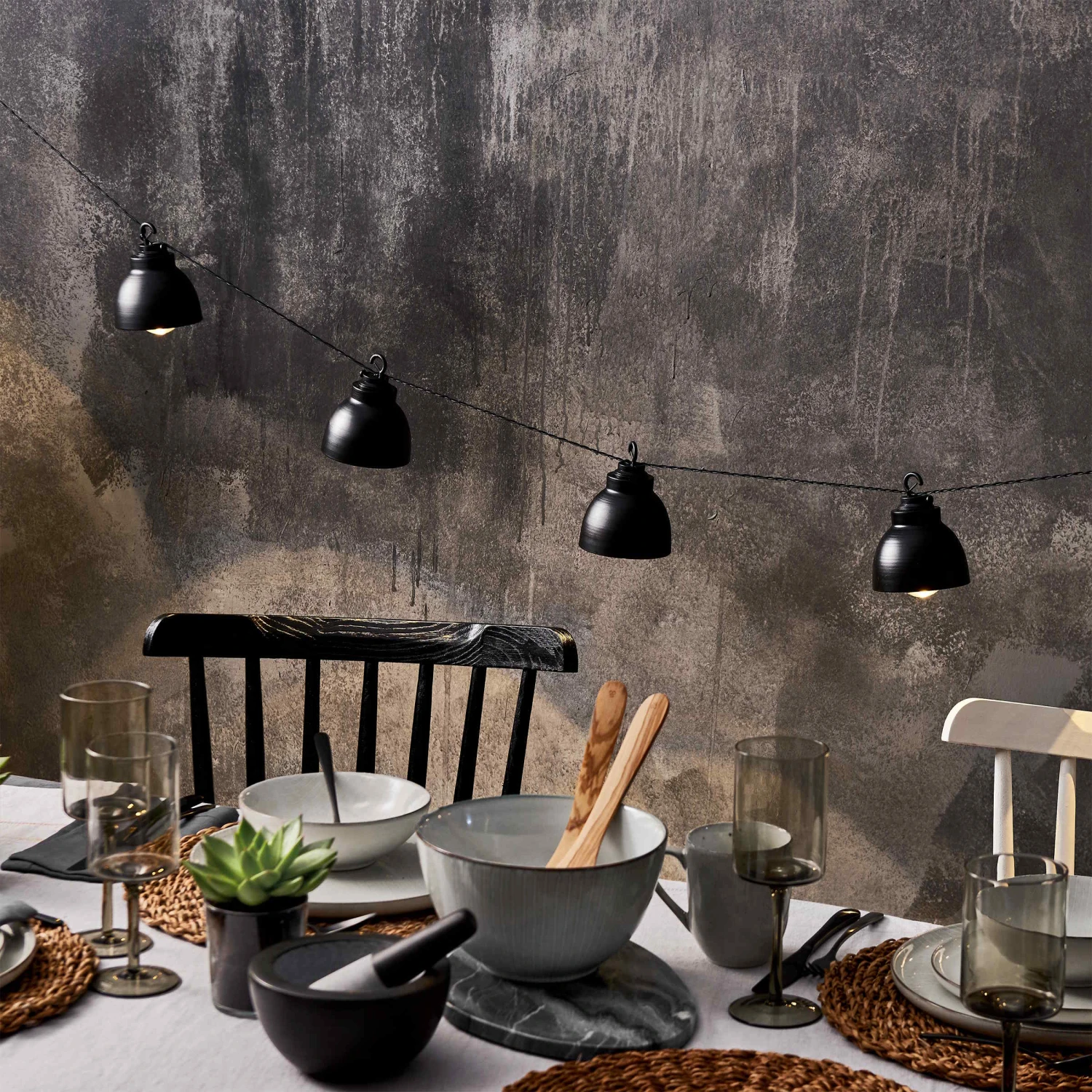 WAREHOUSE Metall-Lampenkette Mit Stecker 6 WAREHOUSE Metall-Lampenkette Mit Stecker – Bild 6