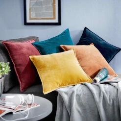 COTTON VELVET Kissen L 45 X B 45cm -Haushaltsgegenstände Rabatte 10220843 1