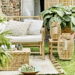 MACRAMÉ Kissen ZickZack L 45 X B 45cm -Haushaltsgegenstände Rabatte 10222953 9