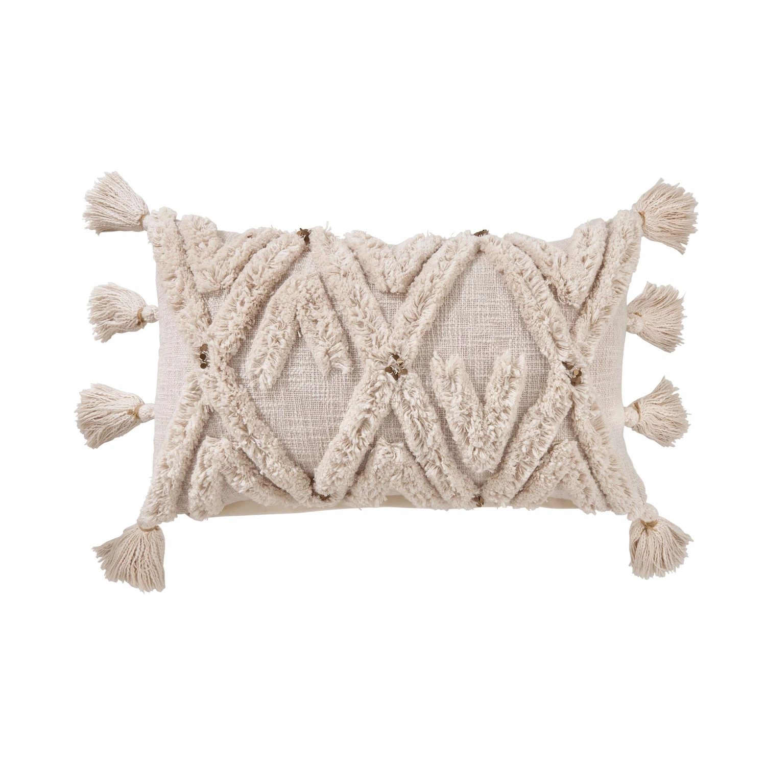 EASY ETHNO Kissen Mit Tassel L 60 X B 35cm 1 EASY ETHNO Kissen Mit Tassel L 60 X B 35cm