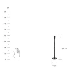 BLACKSMITH Kerzenhalter Höhe 40cm -Haushaltsgegenstände Rabatte 10223391 3