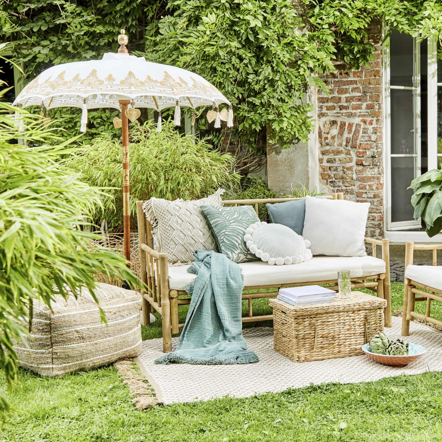 ORIENTAL LOUNGE Sonnenschirm Ø120cm 2 ORIENTAL LOUNGE Sonnenschirm Ø120cm – Bild 2