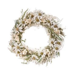 FLOWER MARKET Trockenblumenkranz Bleache Ø25cm