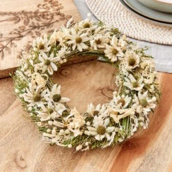 FLOWER MARKET Trockenblumenkranz Bleache Ø25cm -Haushaltsgegenstände Rabatte 10224619 7