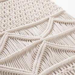 MACRAMÉ Tischläufer L 180 X B 35cm -Haushaltsgegenstände Rabatte 10224917 5