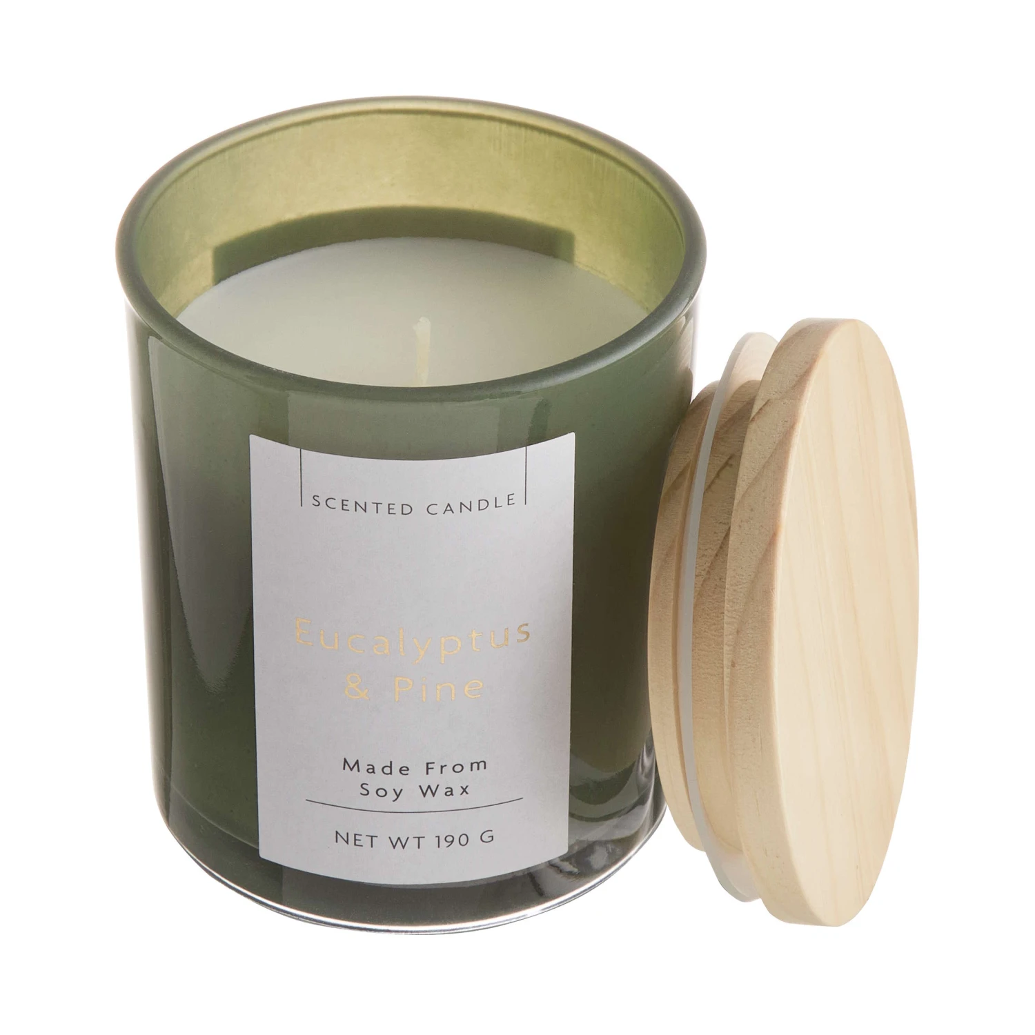 SCENTED CANDLE Duftkerze Eucalyptus & Pine Mit Sojawachs 2 SCENTED CANDLE Duftkerze Eucalyptus & Pine Mit Sojawachs – Bild 2