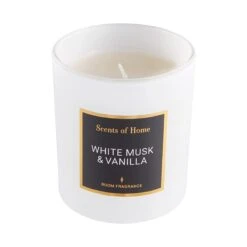 SCENTS OF HOME Duftkerze White Musk & Vanilla Mit Sojawachs -Haushaltsgegenstände Rabatte 10225871 2