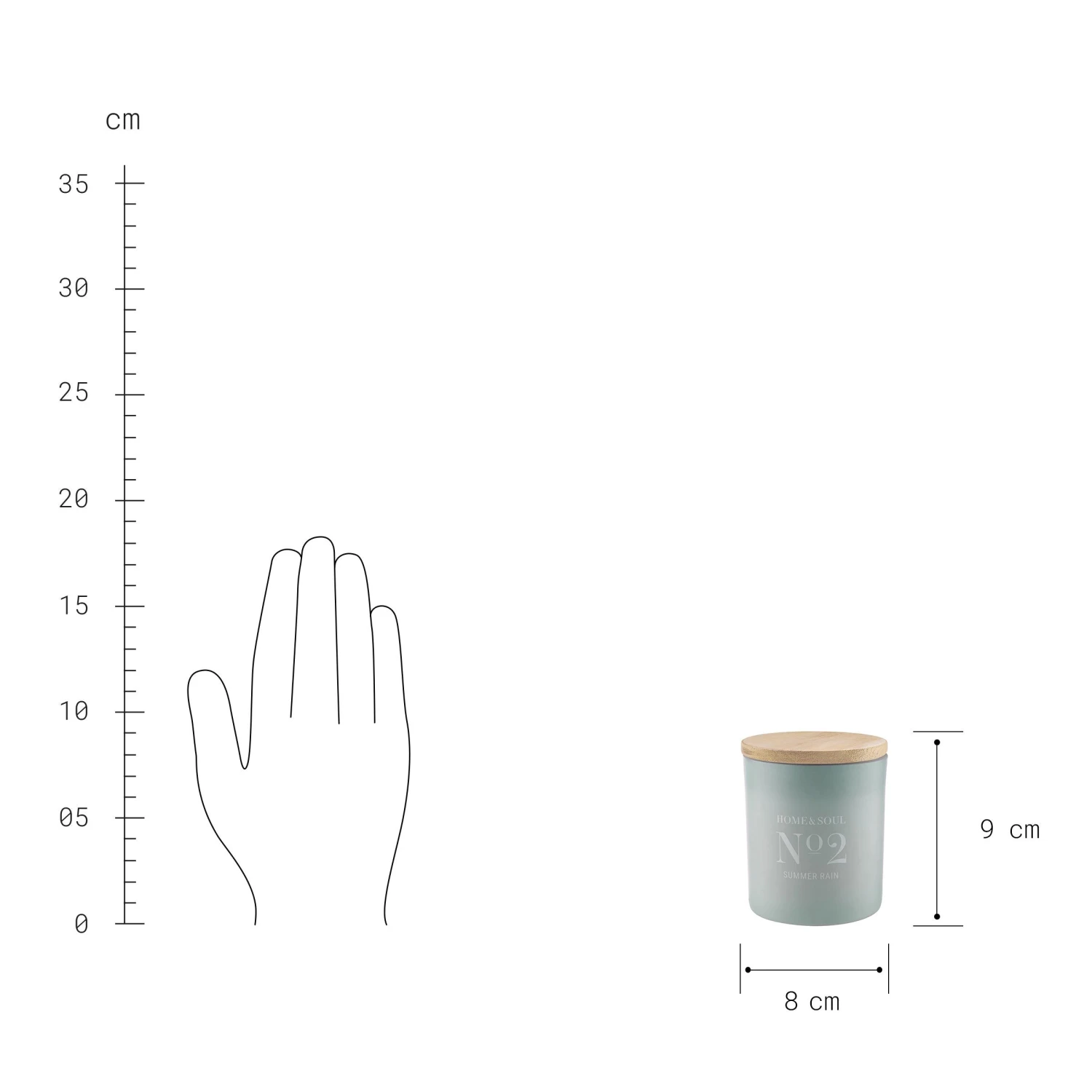HOME & SOUL Duftkerze Summer Rain No.2 Mit Sojawachs 5 HOME & SOUL Duftkerze Summer Rain No.2 Mit Sojawachs – Bild 5