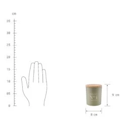 HOME & SOUL Duftkerze Lemon Grass No. 4 Mit Sojawachs -Haushaltsgegenstände Rabatte 10225882 4