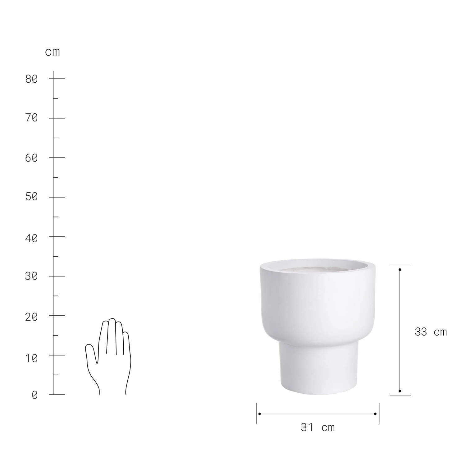LOFT Pflanztopf Ø31cm 8 LOFT Pflanztopf Ø31cm – Bild 8