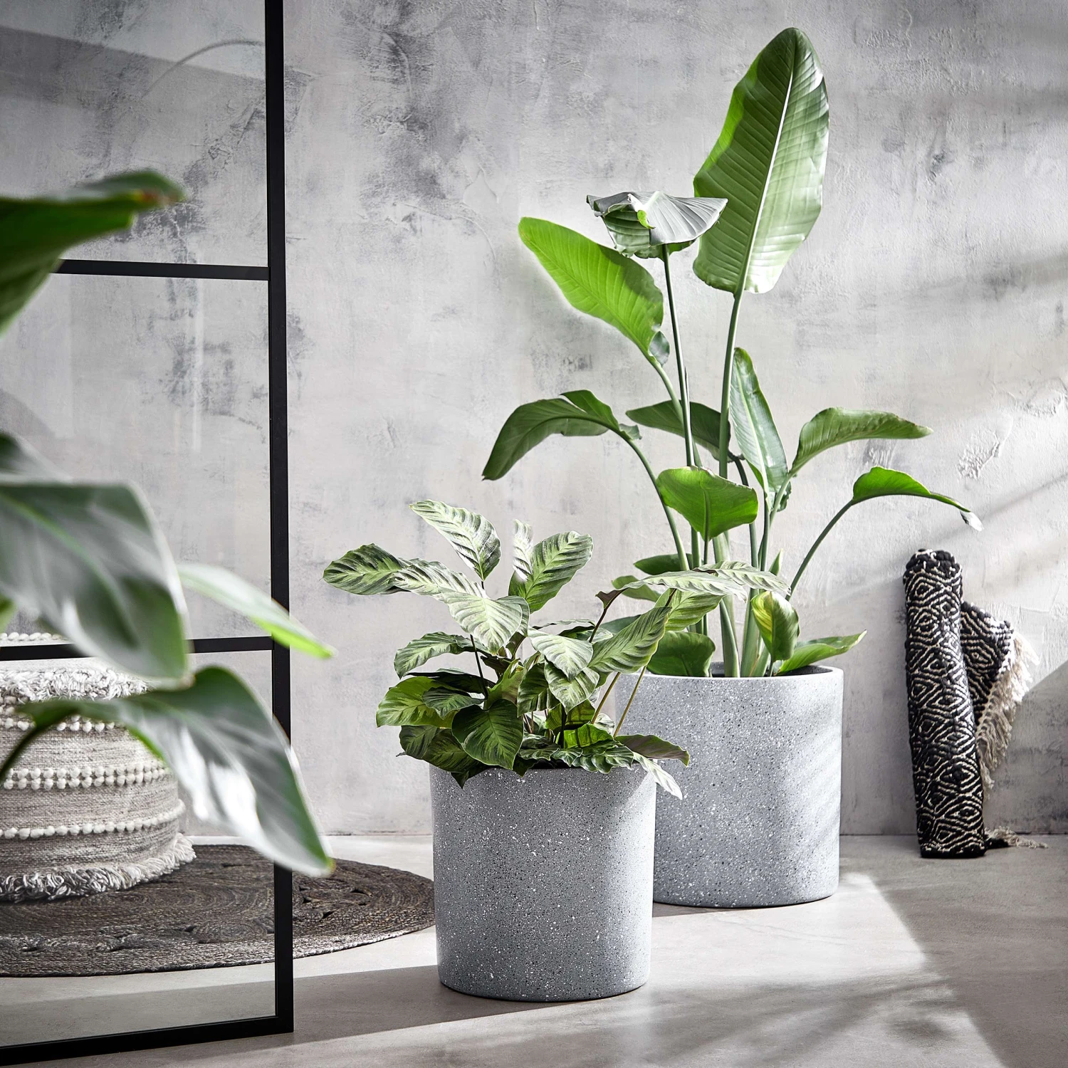 CONCRETE Pflanztopf Outdoor Höhe 39cm 2 CONCRETE Pflanztopf Outdoor Höhe 39cm – Bild 2