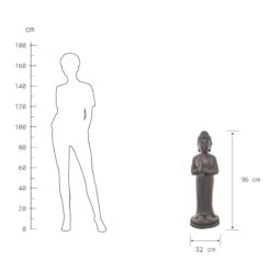 BUDDHA Statue Höhe 96cm -Haushaltsgegenstände Rabatte 10226308 2
