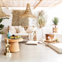 BOHO LOUNGE Couchtisch Rattan -Haushaltsgegenstände Rabatte 10226527 7
