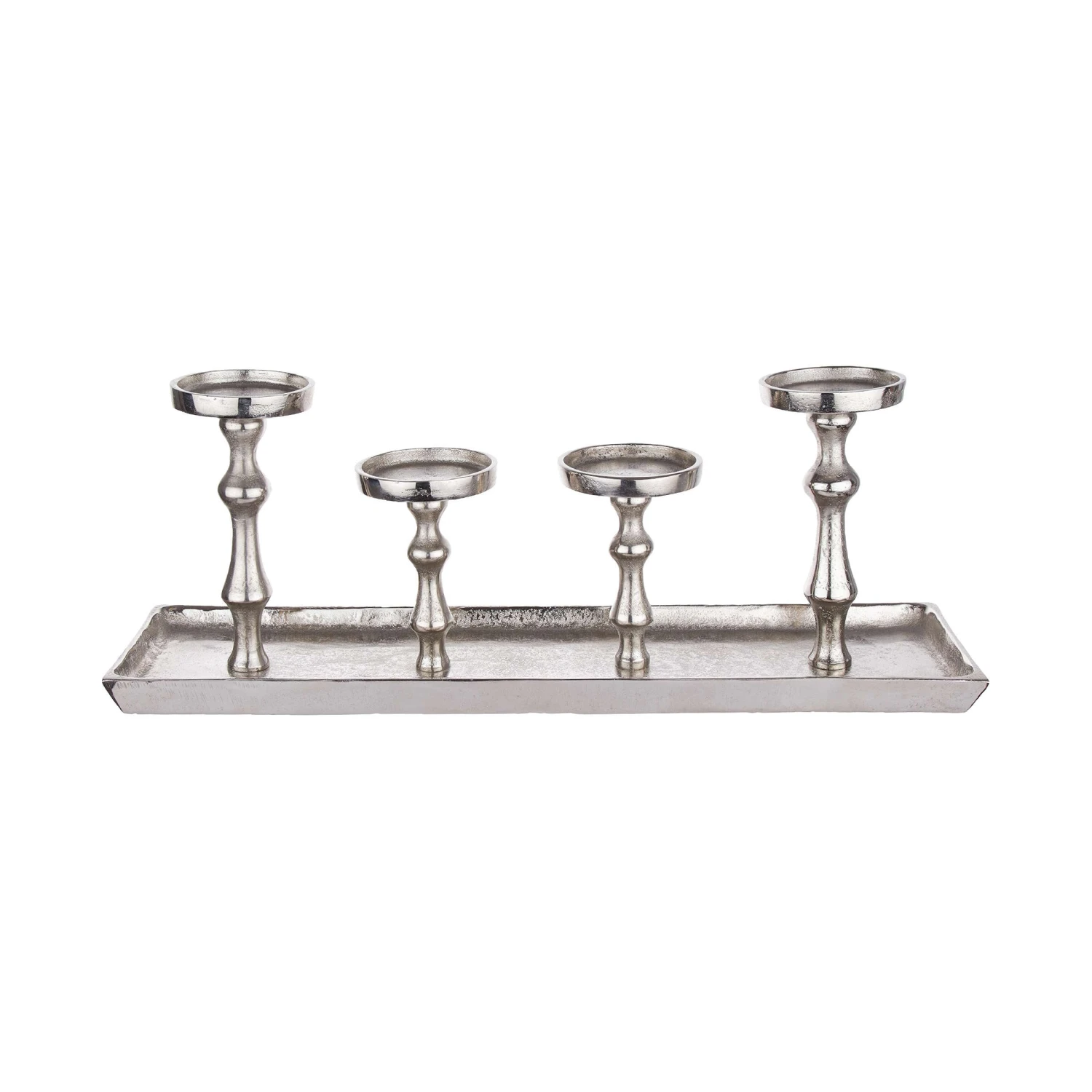 BANQUET Tablett Mit 4 Kerzenhaltern L 52 X B 15cm 4 BANQUET Tablett Mit 4 Kerzenhaltern L 52 X B 15cm – Bild 4