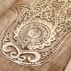 FATIMA Tablett Mit Schnitzerei L 51 X B 32cm -Haushaltsgegenstände Rabatte 10226967 4