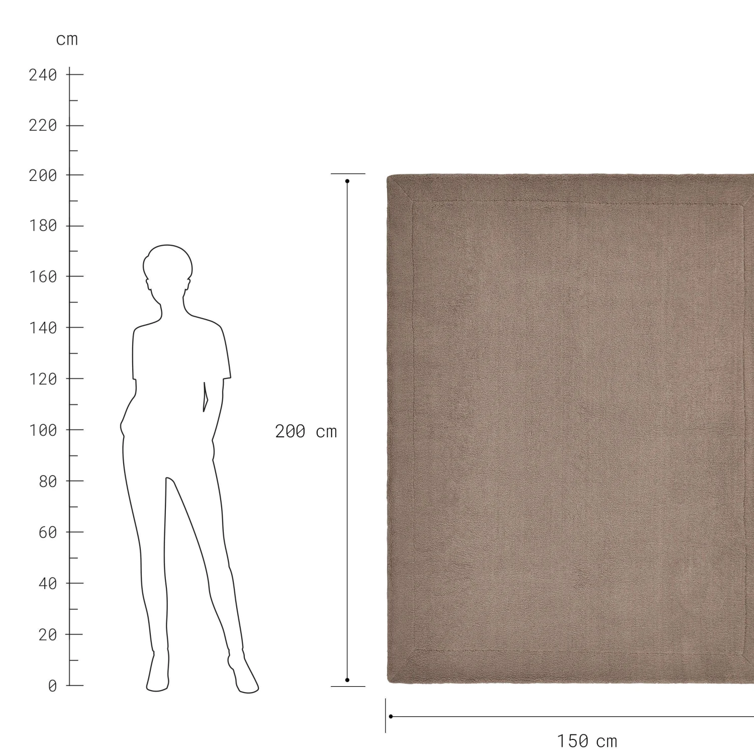 TODDY Decke L 200 X B 150cm 3 TODDY Decke L 200 X B 150cm – Bild 3