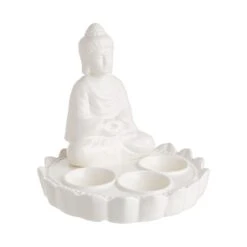 BUDDHA Statue Für 3 Teelichter Höhe 18cm 9 BUDDHA Statue Für 3 Teelichter Höhe 18cm -Haushaltsgegenstände Rabatte 10227822 3