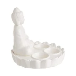 BUDDHA Statue Für 3 Teelichter Höhe 18cm 10 BUDDHA Statue Für 3 Teelichter Höhe 18cm -Haushaltsgegenstände Rabatte 10227822 4