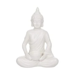 Haushaltsgegenstände Rabatte 43 BUDDHADeko Statue Mit Teelichhalter Höhe 29cm