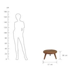 TEAK TIMECouchtisch Aus Teakholz -Haushaltsgegenstände Rabatte 10227922 3