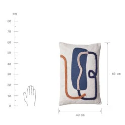 ABSTRACT Kissen L 40 X B 60cm -Haushaltsgegenstände Rabatte 10227993 2