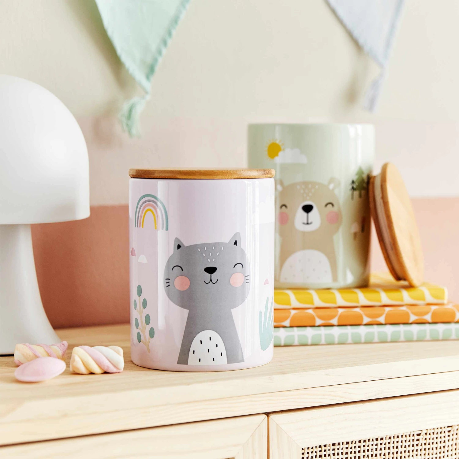 TINY TOWN Aufbewahrungsdose Katze 1100ml 2 TINY TOWN Aufbewahrungsdose Katze 1100ml – Bild 2