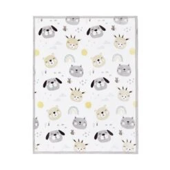 TINY TOWN Flanell-Decke L 170 X B 130cm -Haushaltsgegenstände Rabatte 10228083 2