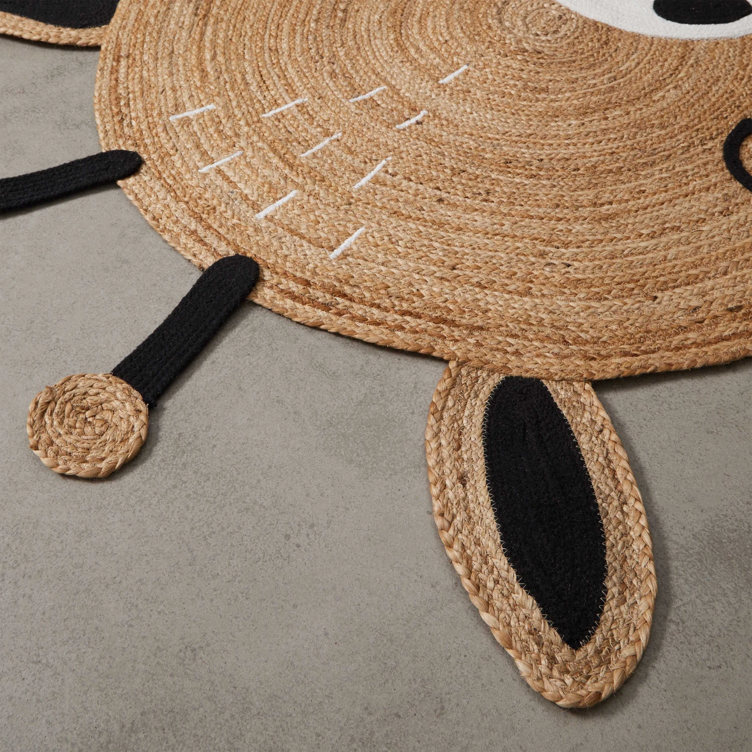 TINY TOWNHanf-Teppich Giraffe Ø110cm 7 TINY TOWNHanf-Teppich Giraffe Ø110cm – Bild 7