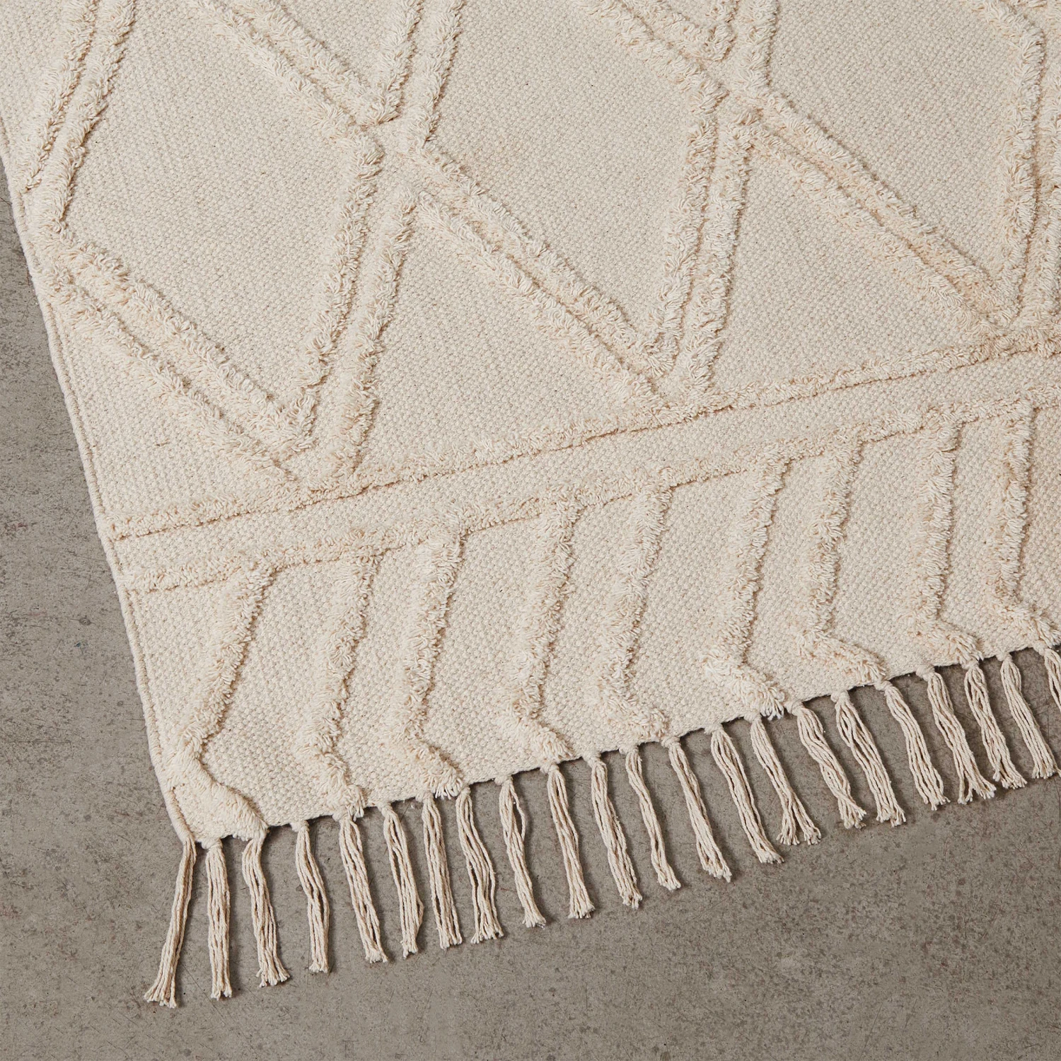 COTTON WAY Läufer Raute L 140 X B 70cm 6 COTTON WAY Läufer Raute L 140 X B 70cm – Bild 6