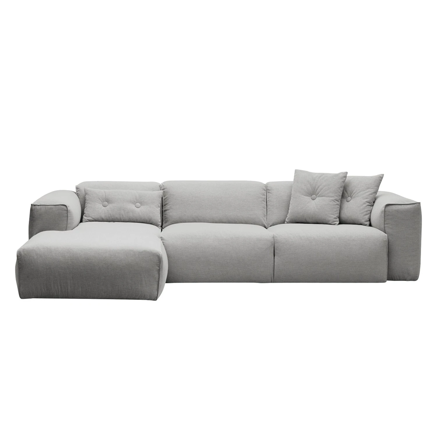 HUDSON Ecksofa 3-Sitzer Mit Longchair Davorstehend Links 3 HUDSON Ecksofa 3-Sitzer Mit Longchair Davorstehend Links – Bild 3