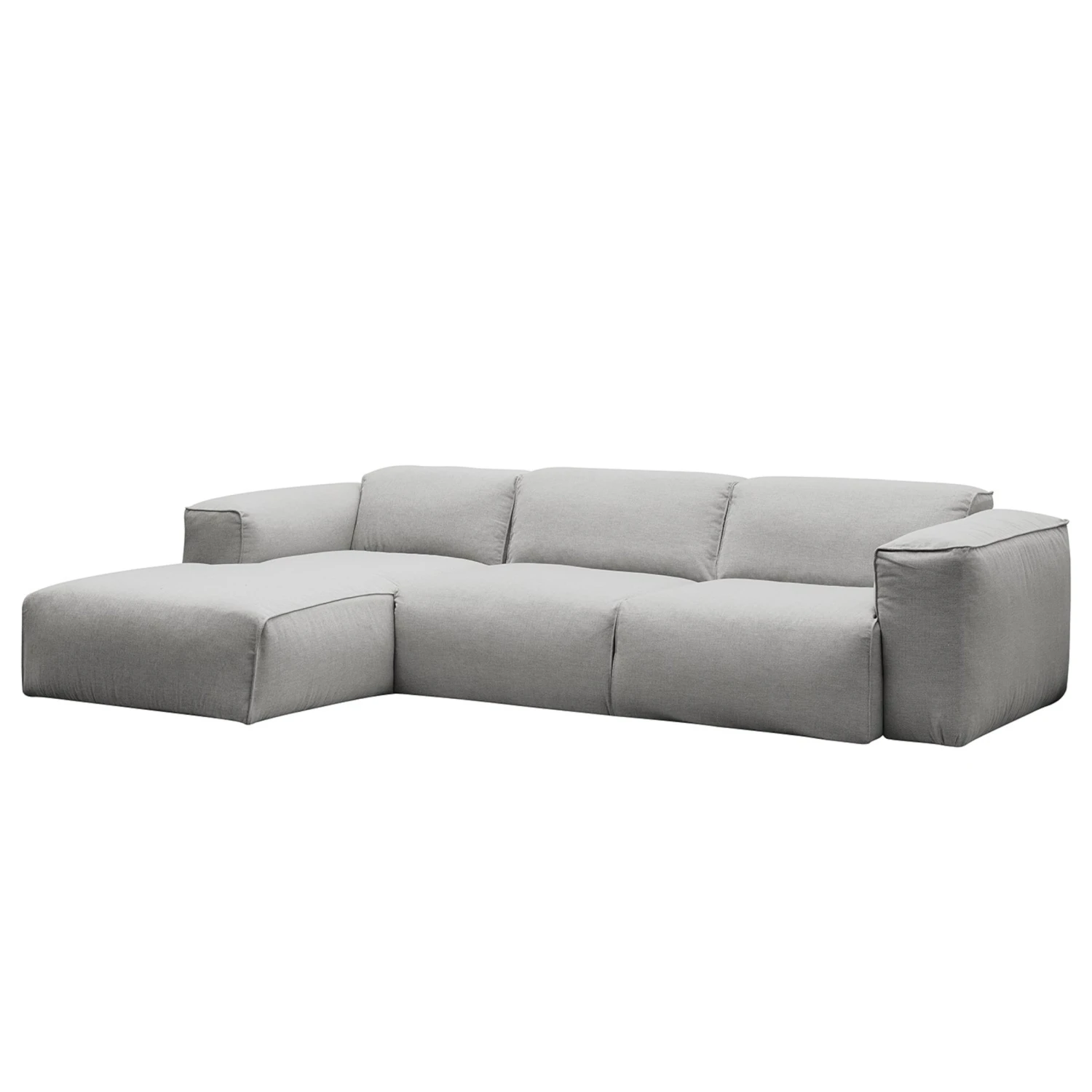 HUDSON Ecksofa 3-Sitzer Mit Longchair Davorstehend Links 1 HUDSON Ecksofa 3-Sitzer Mit Longchair Davorstehend Links