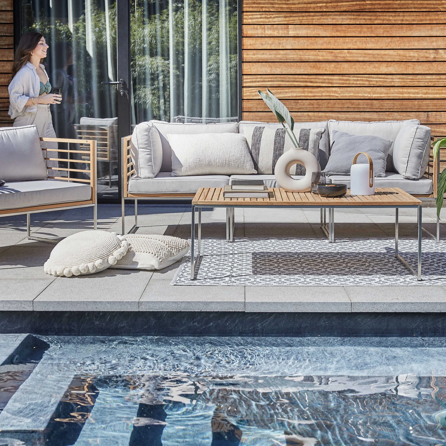 TEAKLINE Couchtisch 2 TEAKLINE Couchtisch – Bild 2