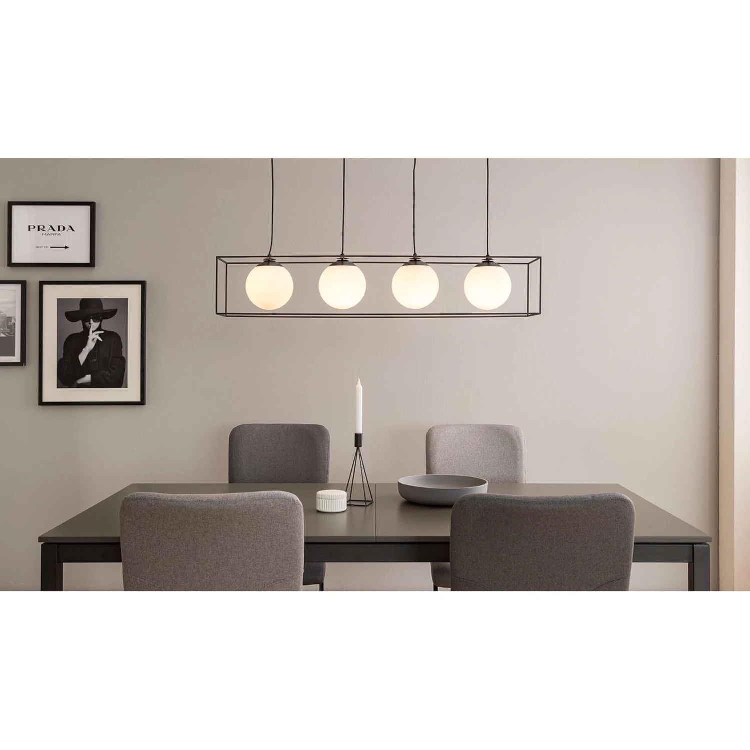 Q-BALL Pendelleuchte 4-flammig 2 Q-BALL Pendelleuchte 4-flammig – Bild 2