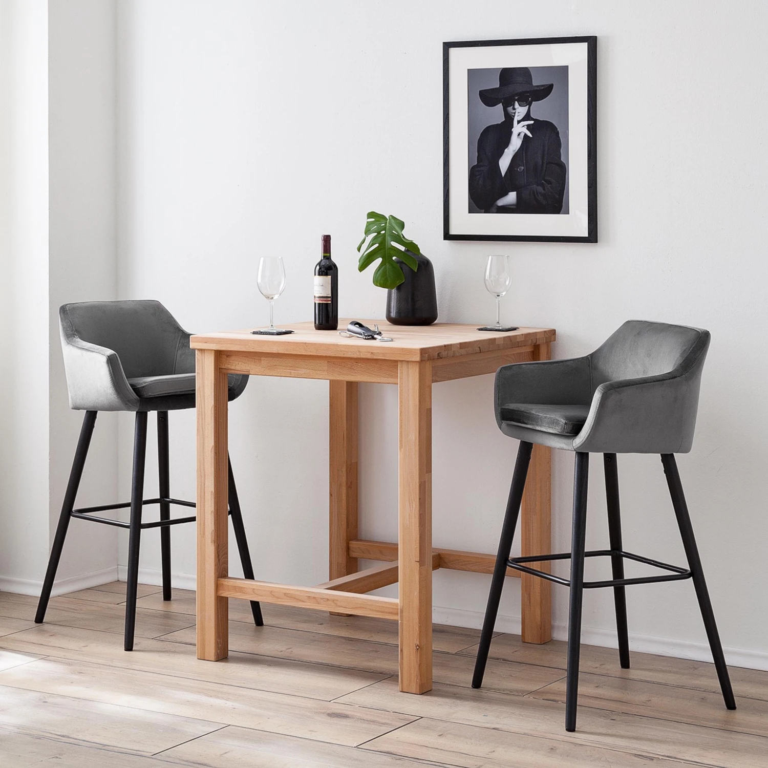 NICHOLAS Barstuhl 2er-Set 2 NICHOLAS Barstuhl 2er-Set – Bild 2