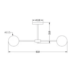 KJUL Deckenleuchte 3-flammig -Haushaltsgegenstände Rabatte 71000481 9