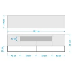 NOZZA TV-Lowboard -Haushaltsgegenstände Rabatte 71000553 13