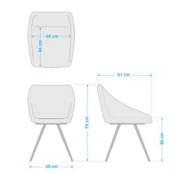 RICHVILLE Polsterstuhl -Haushaltsgegenstände Rabatte 71000610 13