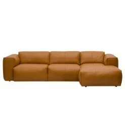 HUDSON Ecksofa 3-Sitzer Mit Longchair Rechts Davorstehend Echtleder -Haushaltsgegenstände Rabatte 71000950 2 a6eeee95 acf4 40c6 b963 8b127c52afe5