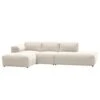 HUDSON Ecksofa Mit Chaiselongue Davorstehend Links