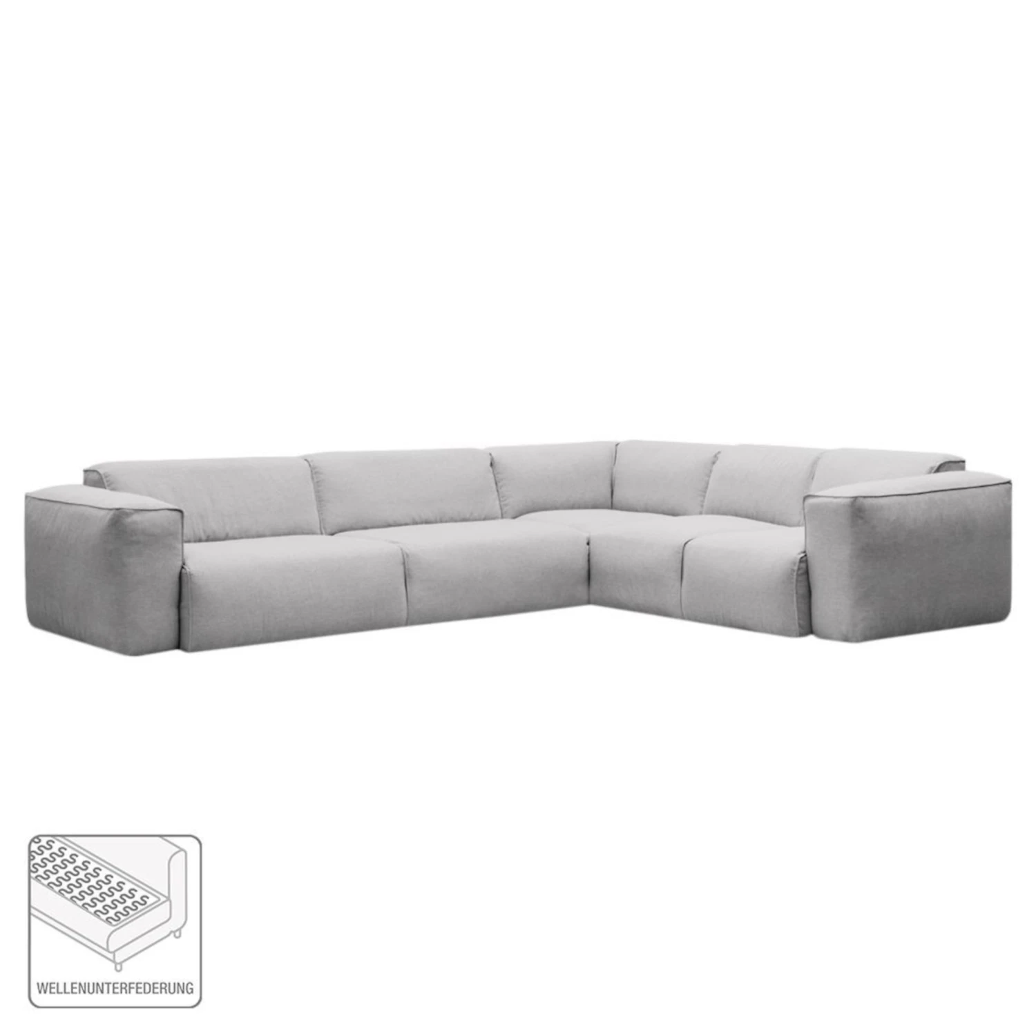 HUDSON Ecksofa Mit Rundecke Davorstehend Rechts 2 HUDSON Ecksofa Mit Rundecke Davorstehend Rechts – Bild 2