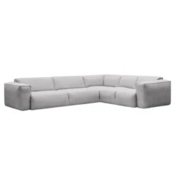 HUDSON Ecksofa Mit Rundecke Davorstehend Rechts
