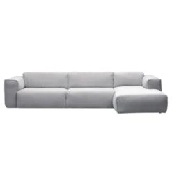 HUDSON Ecksofa 3-Sitzer Mit Longchair Davorstehend Rechts -Haushaltsgegenstände Rabatte 71000982 1