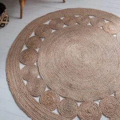 CHIEKO Juteteppich -Haushaltsgegenstände Rabatte 71001043 4